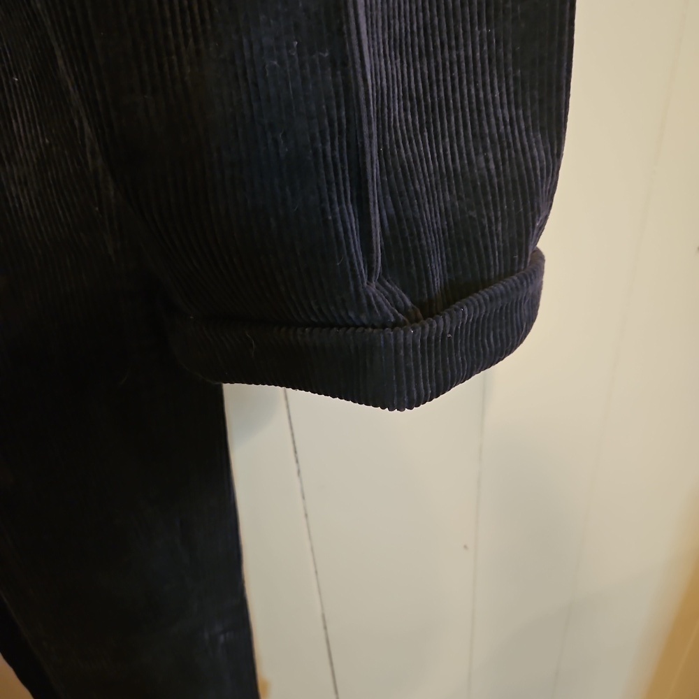 Harbor Bay Pants, Mens, Size 44x32, Navy Blue, Corduroy, Classic Fit, - Picture 6 of 6